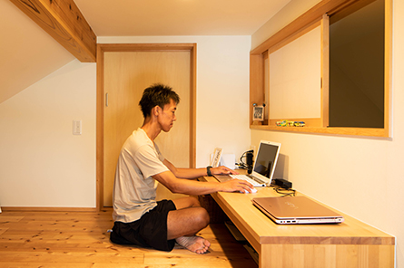 STORY 1 家族の存在をいつも感じていたいから。